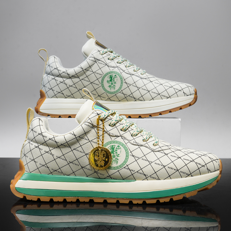 2025新款奴诗丹顿男鞋运动休闲鞋百搭时尚网红中帮阿甘鞋H2680