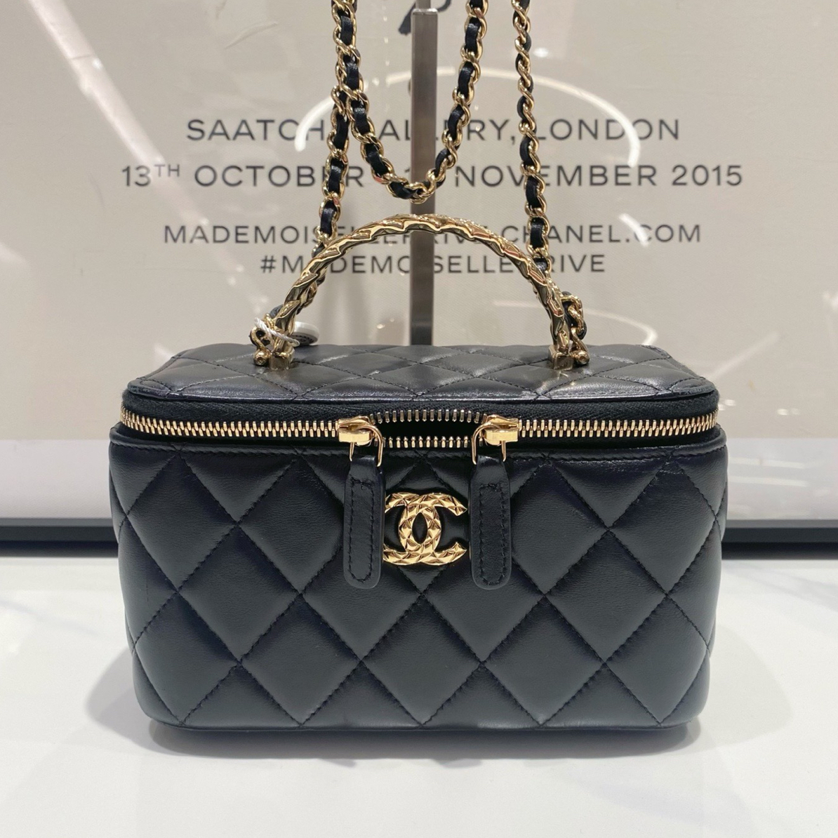 99新 Chanel/香奈儿 Chanel香奈儿 化妆盒 斜挎包（16077）