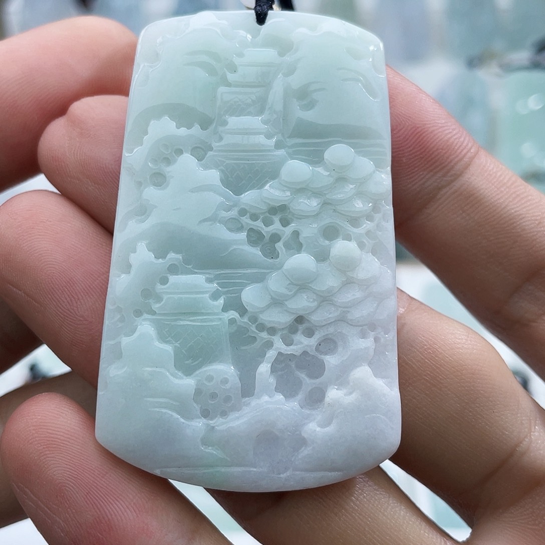 颈饰未镶嵌翡翠翡翠