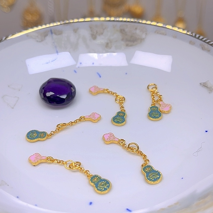 紫晶颈饰银S925镶嵌紫晶925镶嵌40