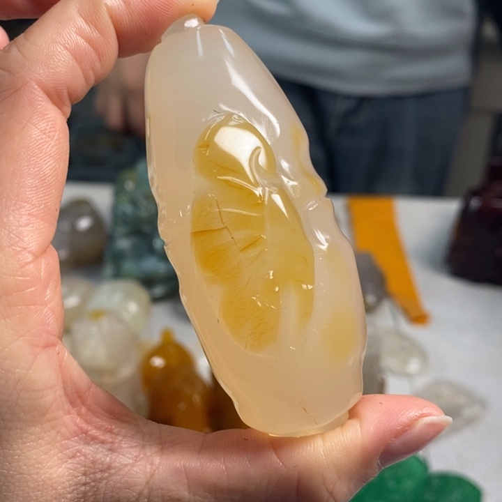 玛瑙/玉髓吊坠(不含链)未镶嵌