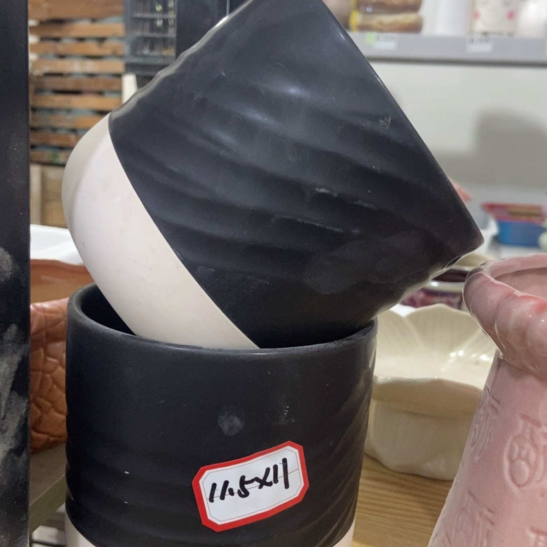 红陶高温陶瓷花盆