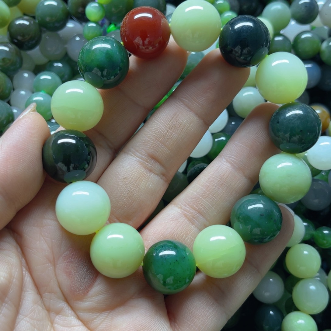 和田玉手链未镶嵌