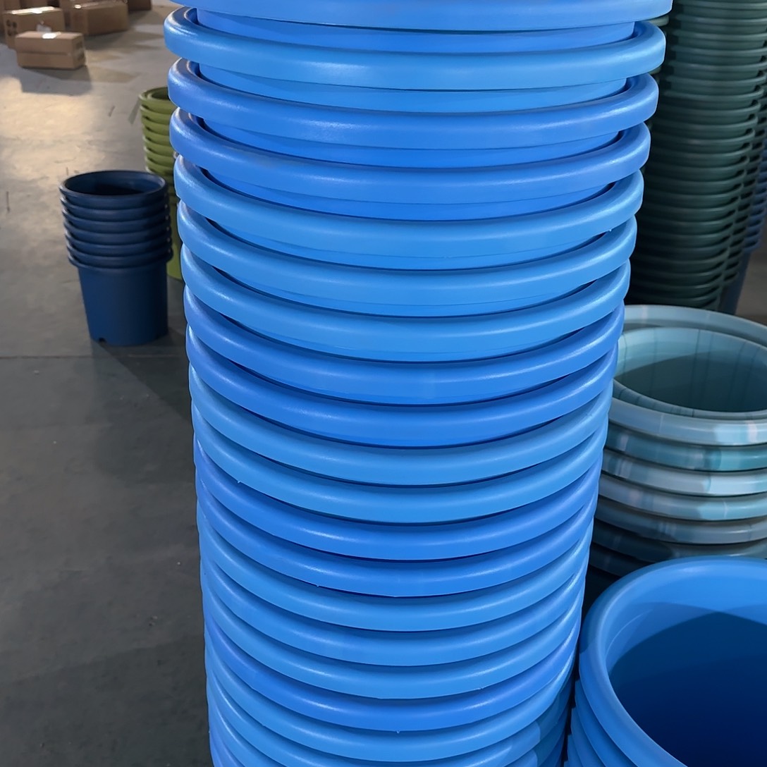 树脂四季9号无托4个湖蓝色