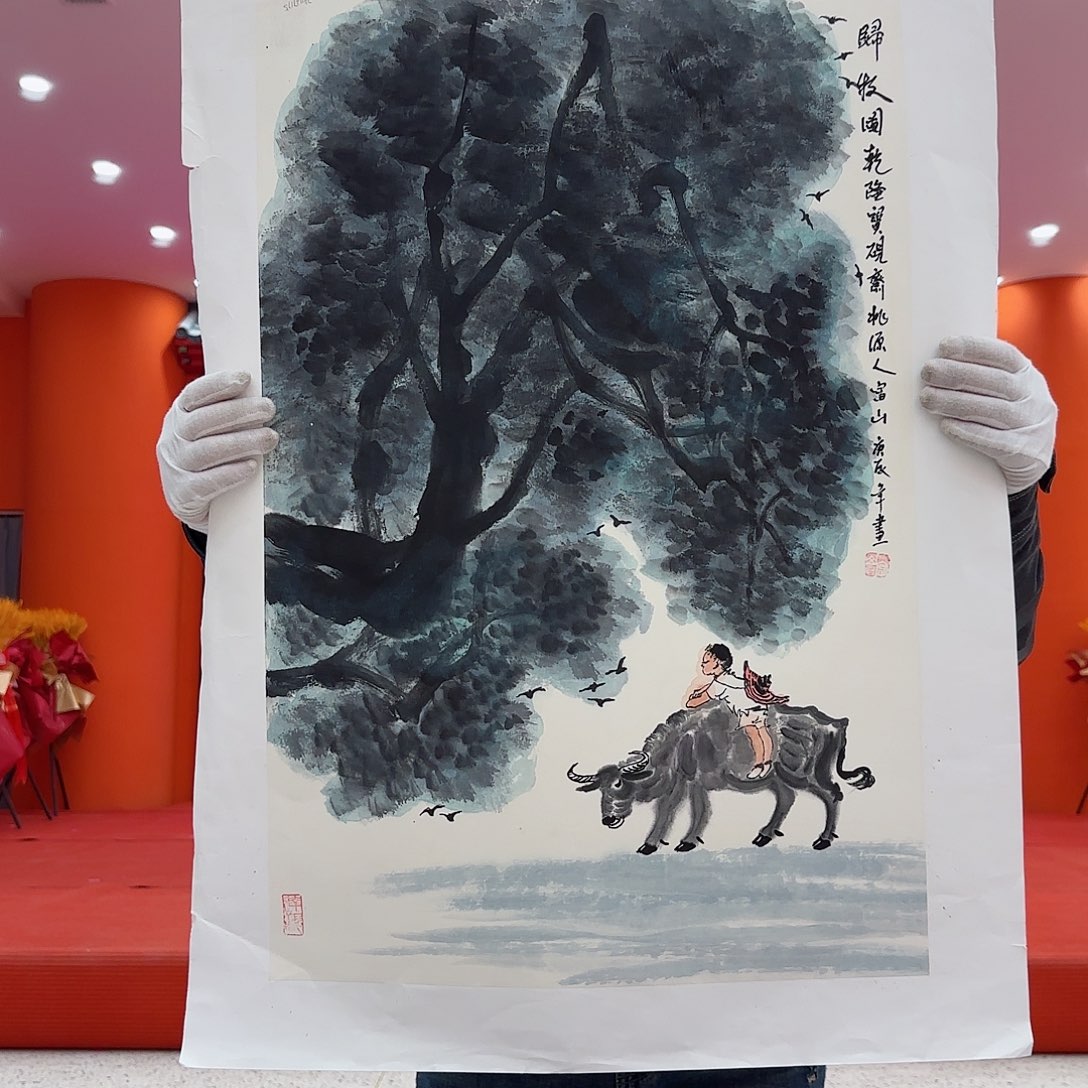 国画艺术家的作品