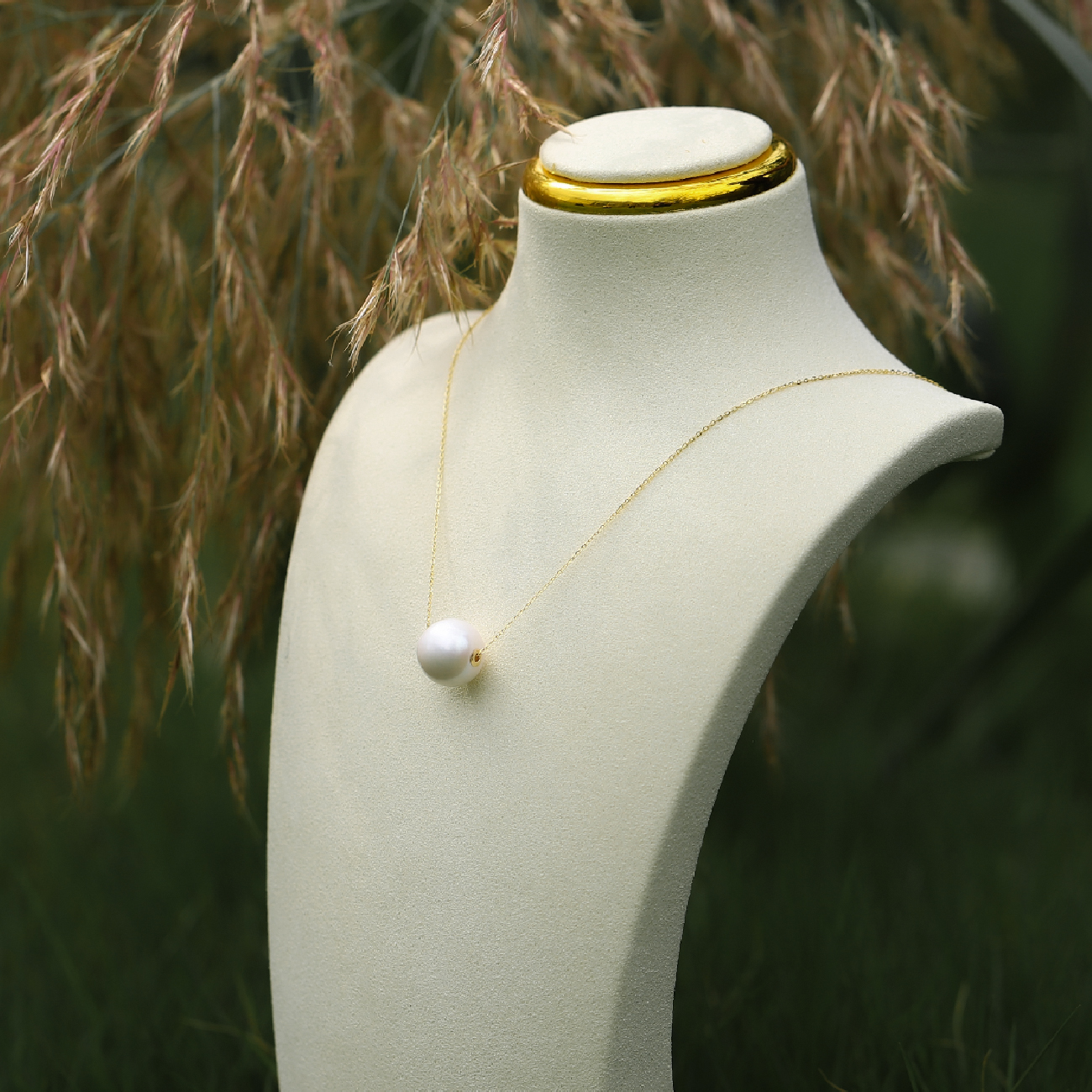 正品柜款| 18K金 暴大 13-14mm龙珠路路通 （送链）