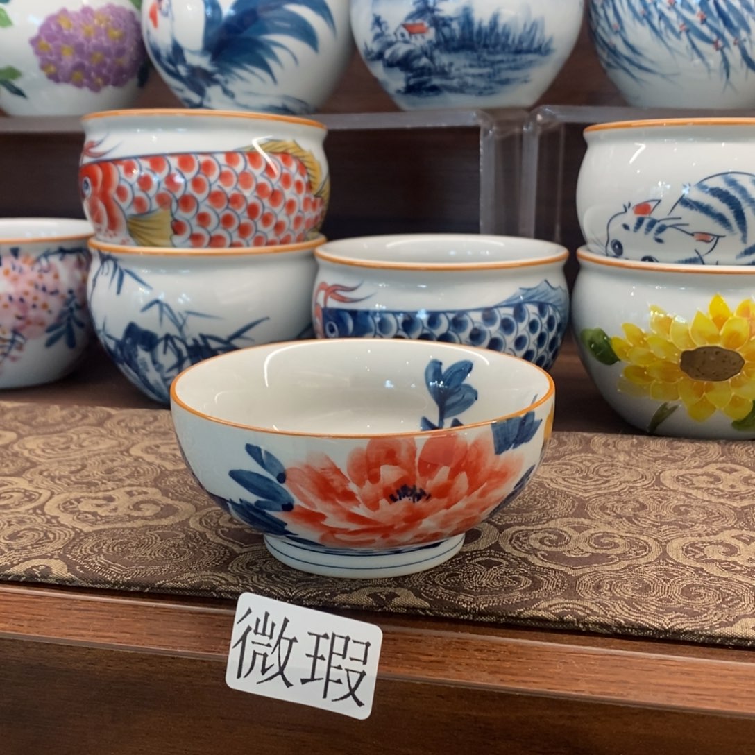 釉下彩手工绘制手工绘制