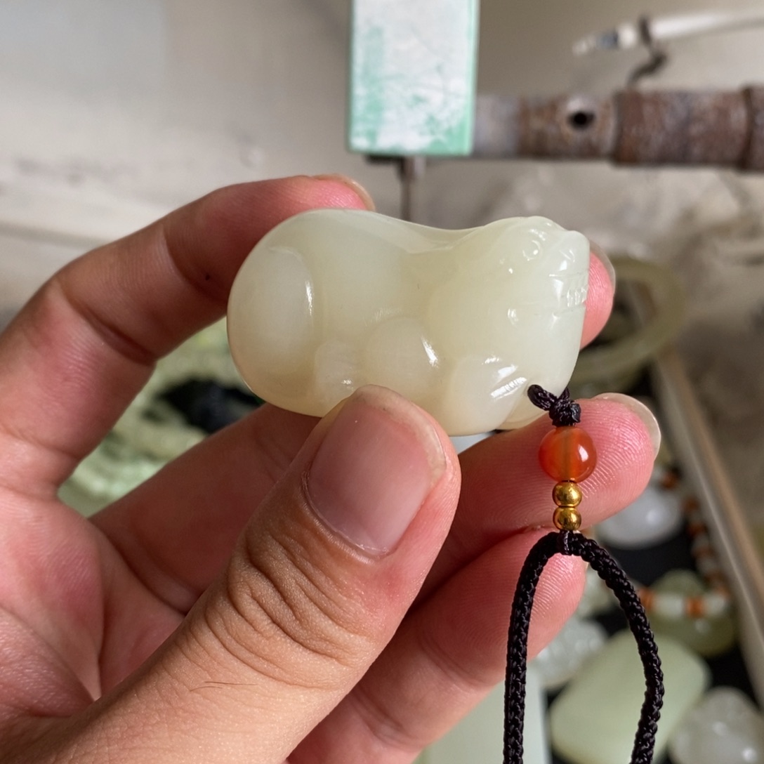 b****7天然青海时尚貔貅