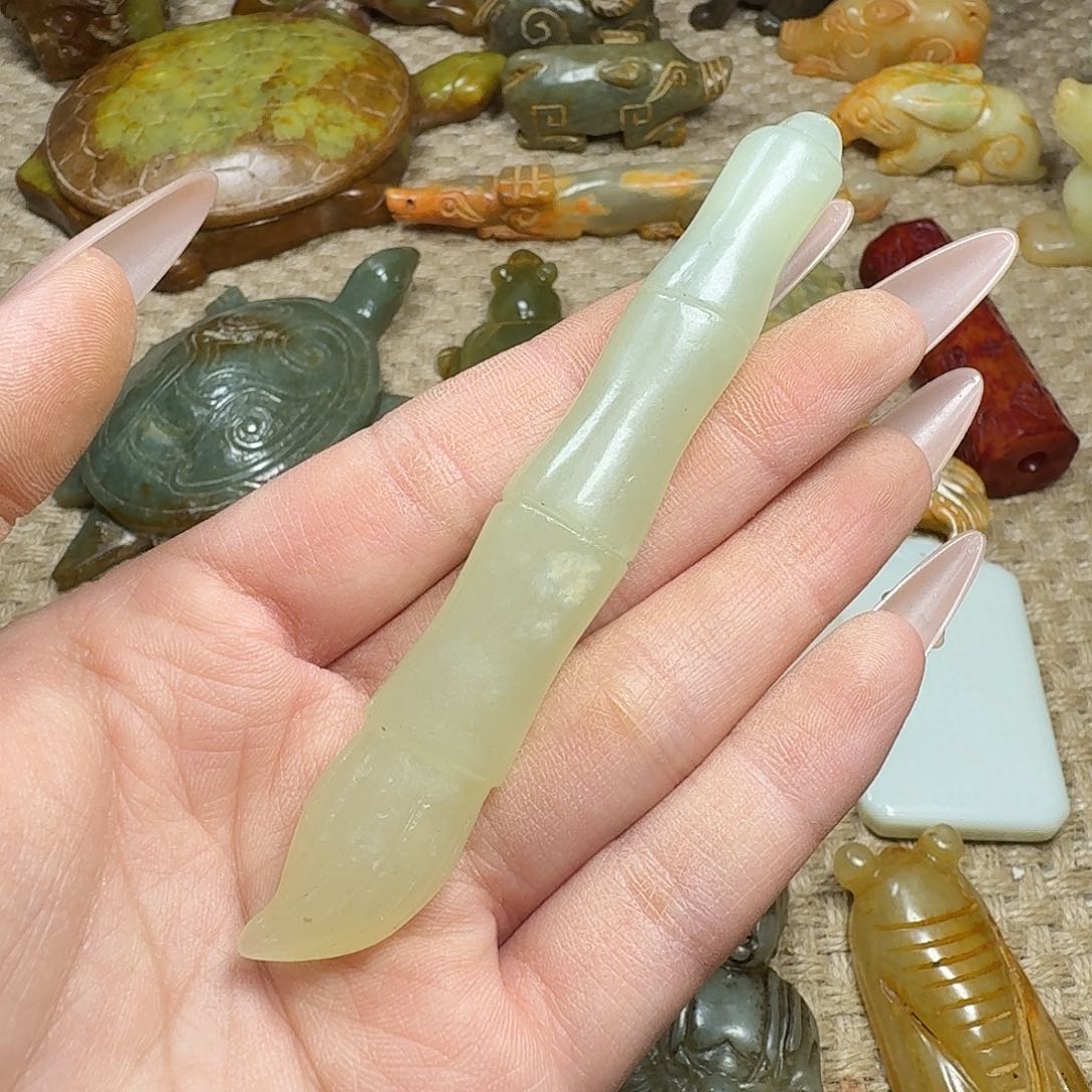 白玉菩提吊坠挂件