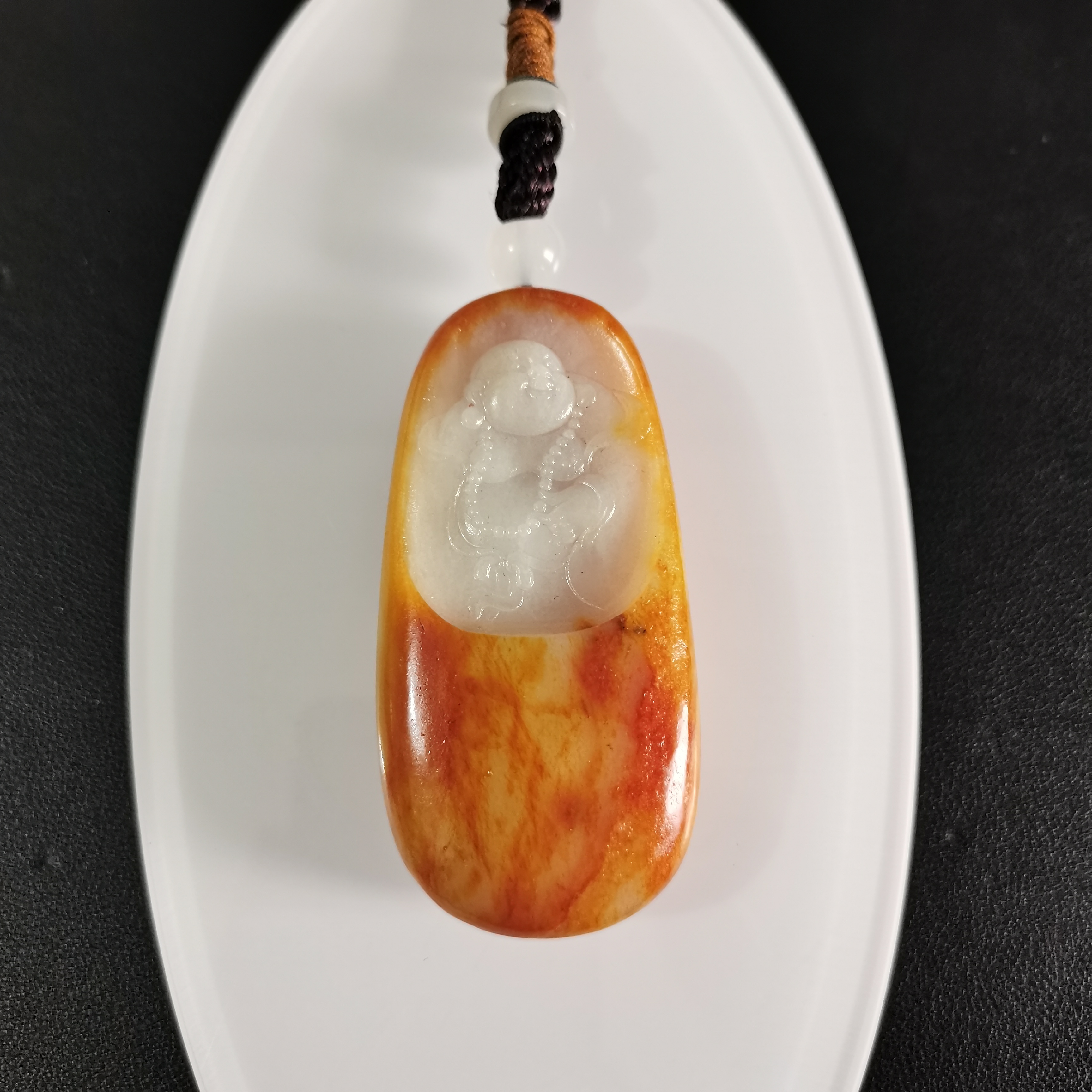 新疆和田玉弥勒佛112克