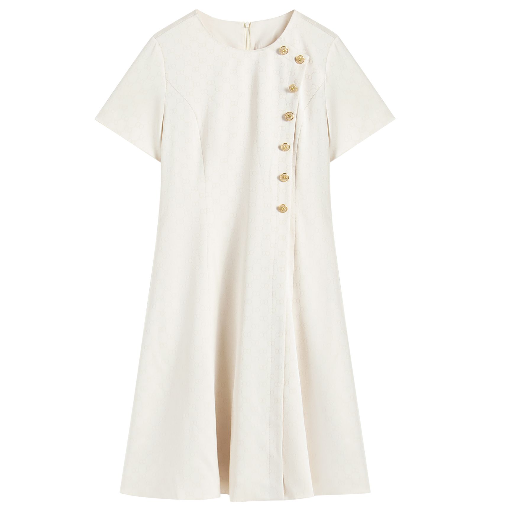 【南油虹姐】夏季时尚休闲高端名媛修身短袖连衣裙