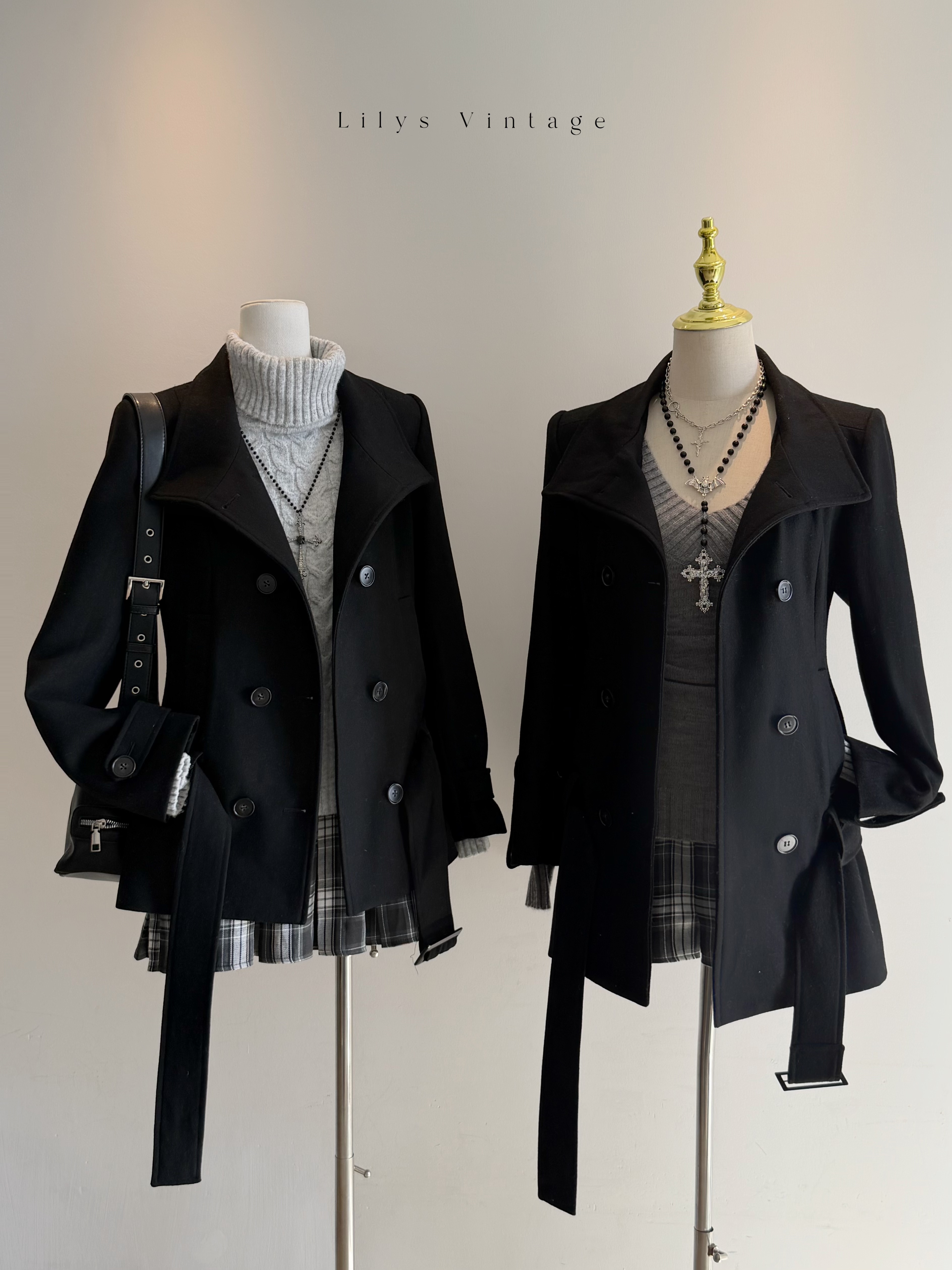 莉莉丝 ranran羊毛大衣 气质多色 显瘦百搭时尚短款女士毛衣