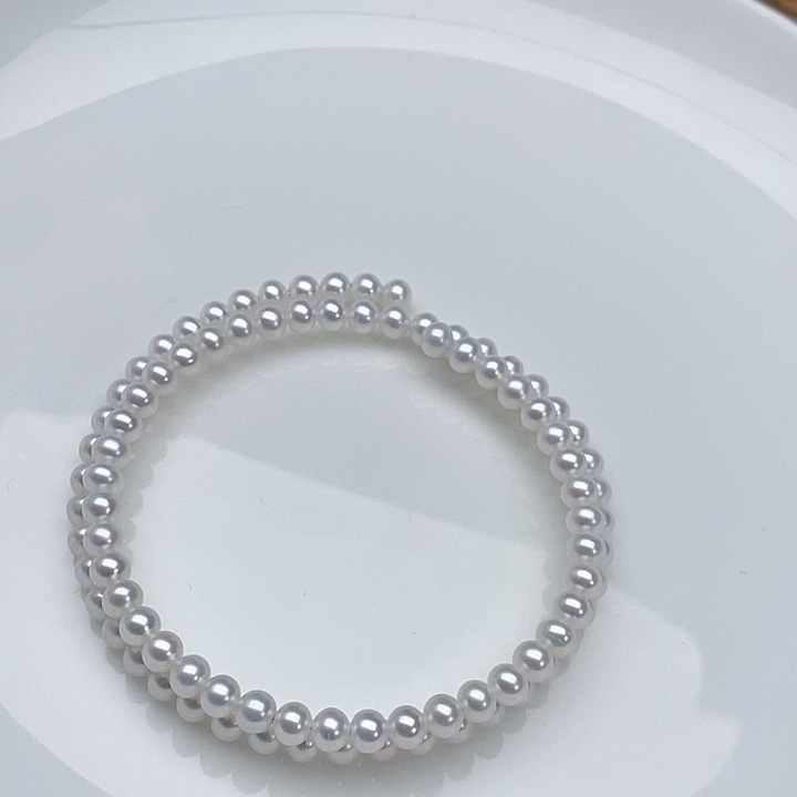 淡水珍珠颈饰银S925镶嵌