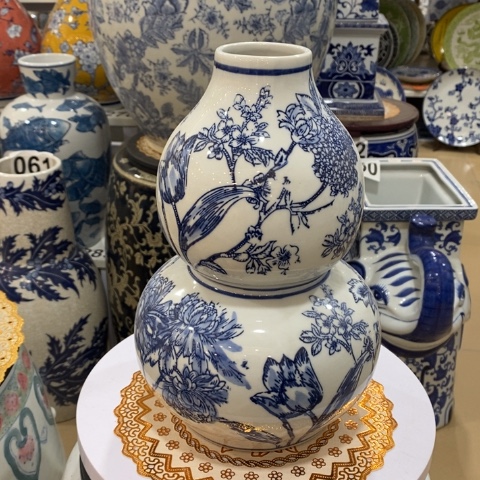 【闪购商品】摆件陶瓷葫芦花瓶摆件。。。