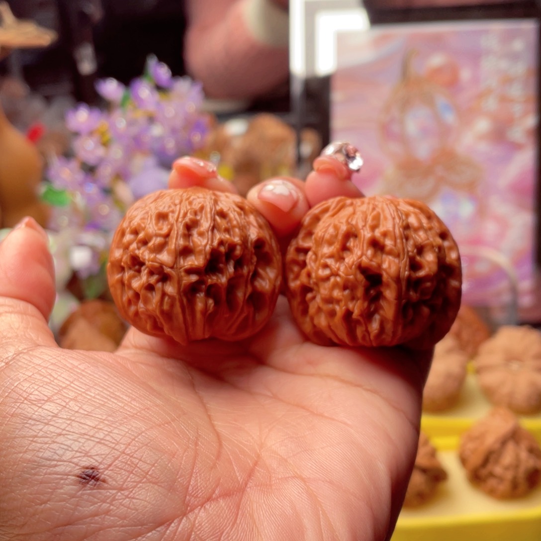 【闪购商品】文玩核桃把件扬*磨盘40