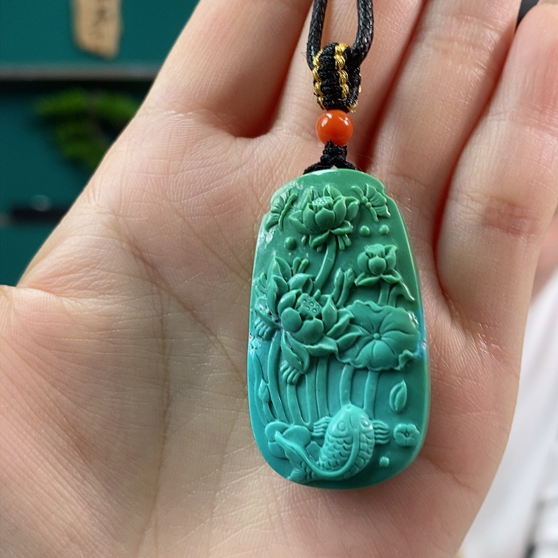 绿松石珠宝奇石未镶嵌