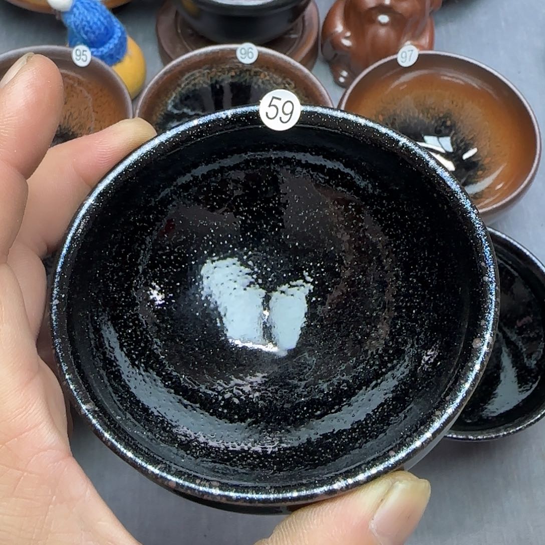 沙***洲茶盏印春堂柴烧建盏