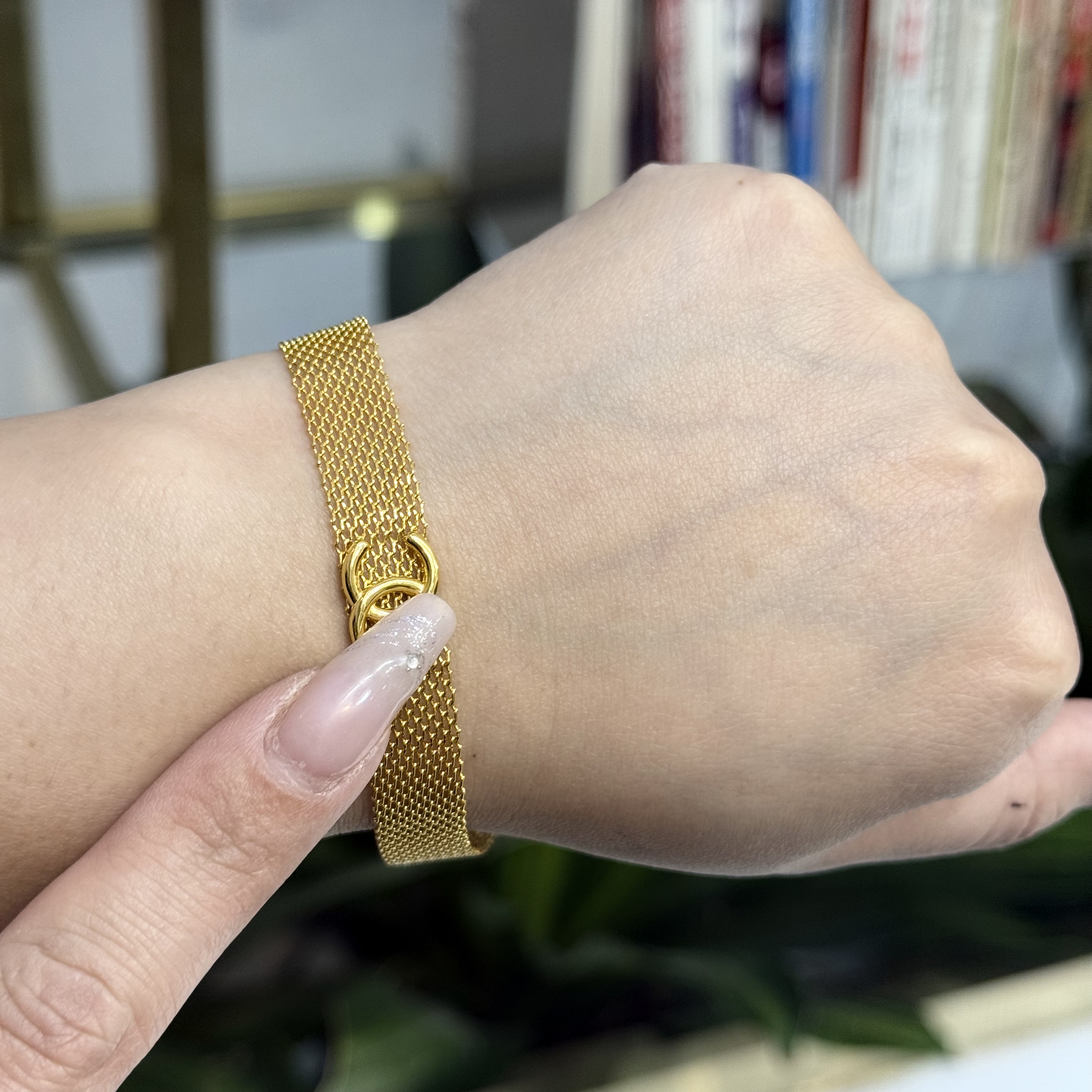 X/J【香香表链手链】足金999精工5G