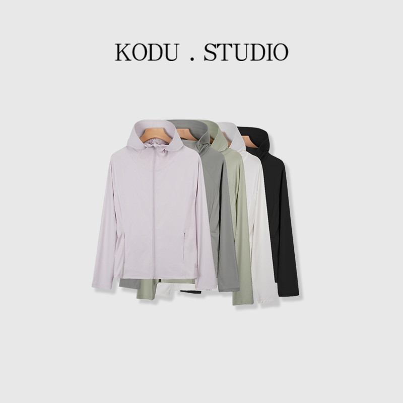 Y【刻度KODU】HH-5359夏季运动轻薄凉感连帽塑身显瘦皮肤衣外套