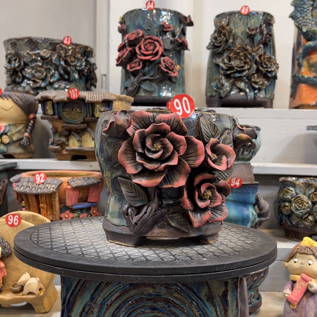 陶瓷90 号陶然花盆福利