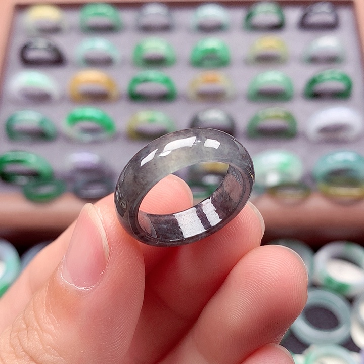 翡翠戒指未镶嵌17号