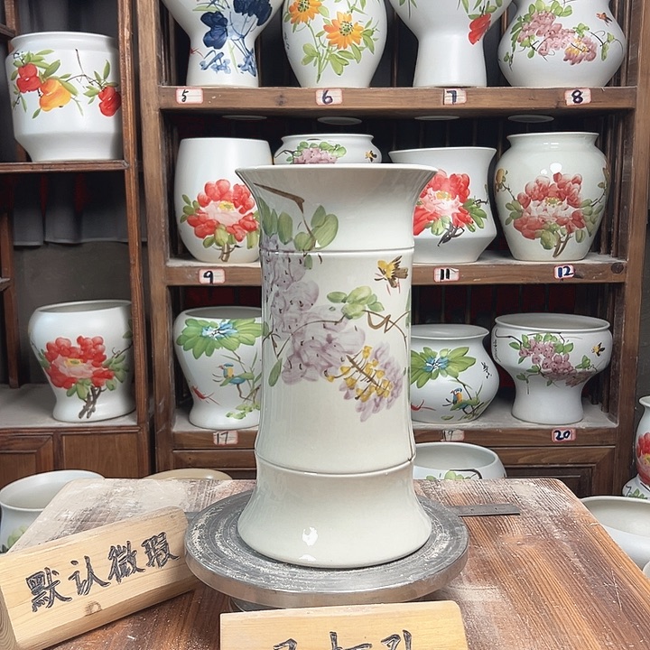 摆件高29竹子紫藤新款陶瓷陶瓷