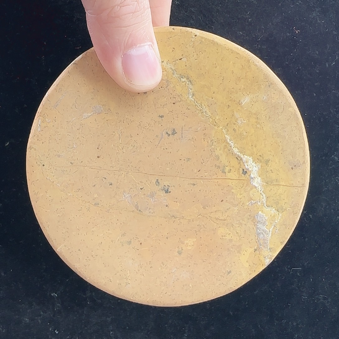 泗水砭石直播间炸福利圆形热敷石（两个装）