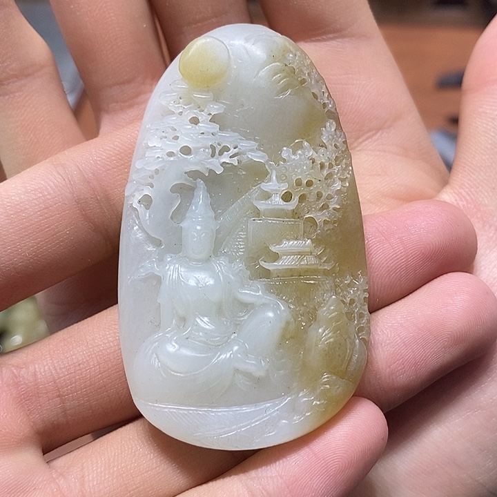 和田玉（糖玉）未镶嵌颈饰