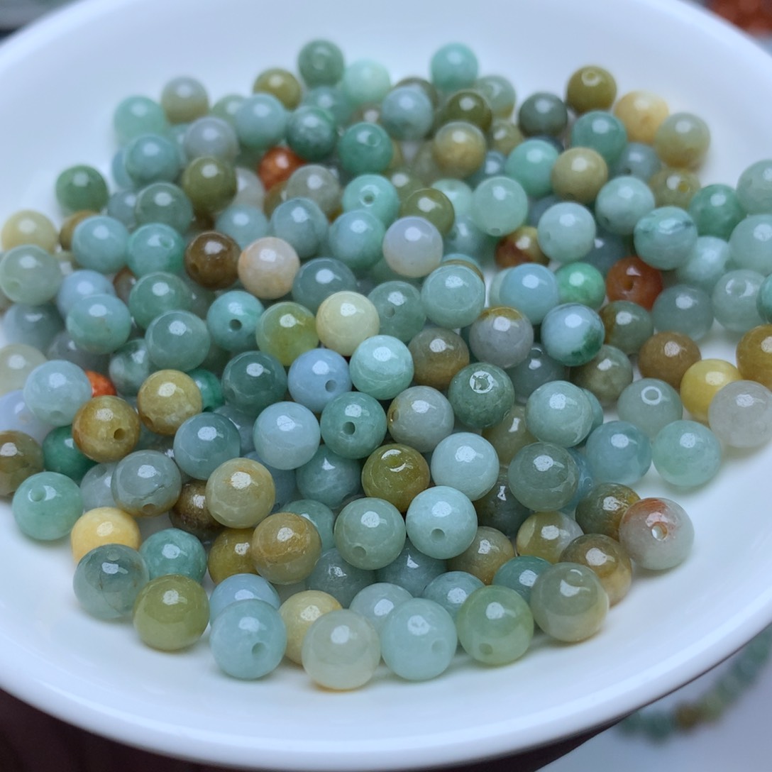 【闪购商品】翡翠手链未镶嵌卡5.7冰多宝50个