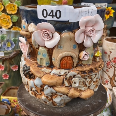 【闪购商品】红陶粗陶材质多肉花盆