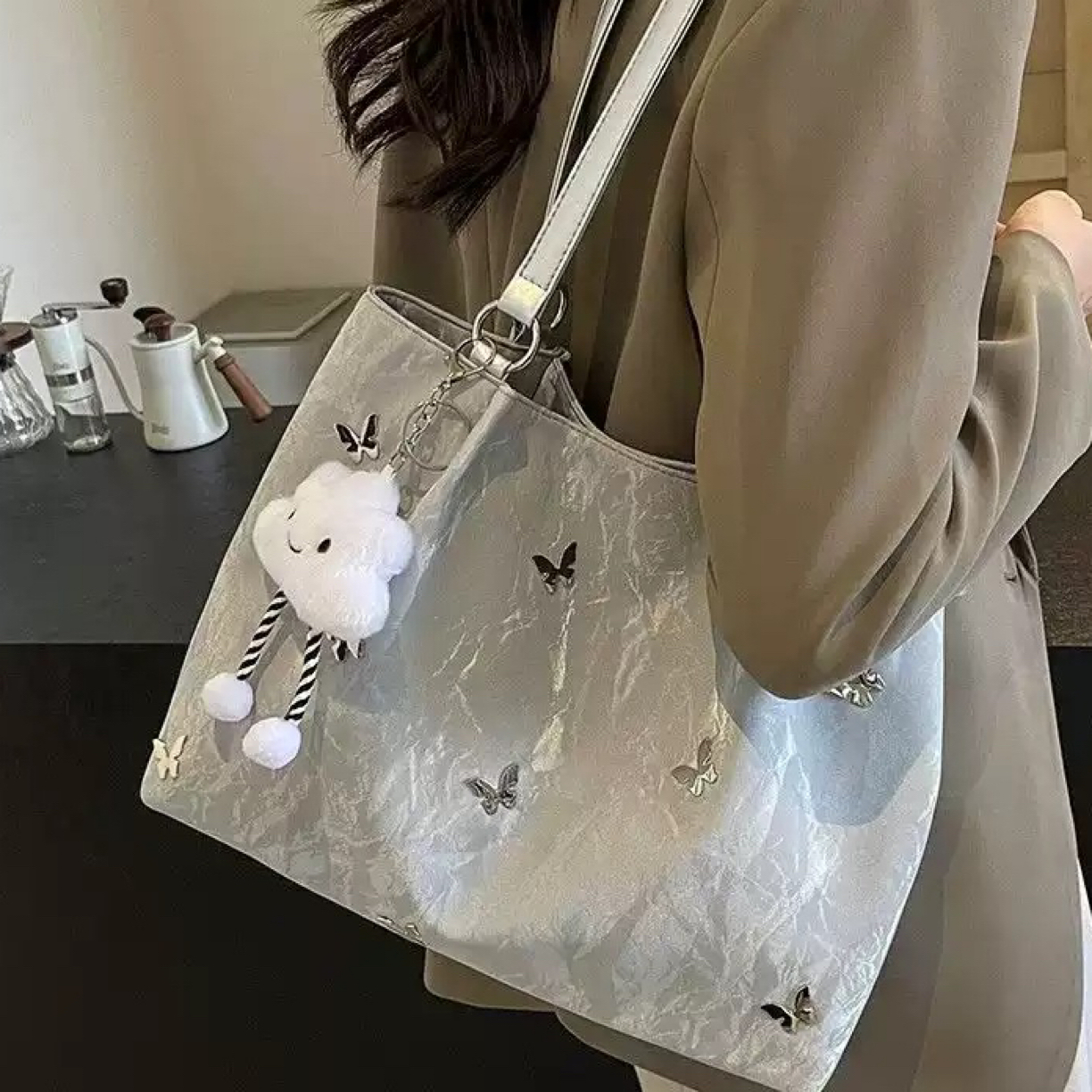 直播扣号选款）两个包包组合主播热卖组合双肩斜挎芭蕾风1～100