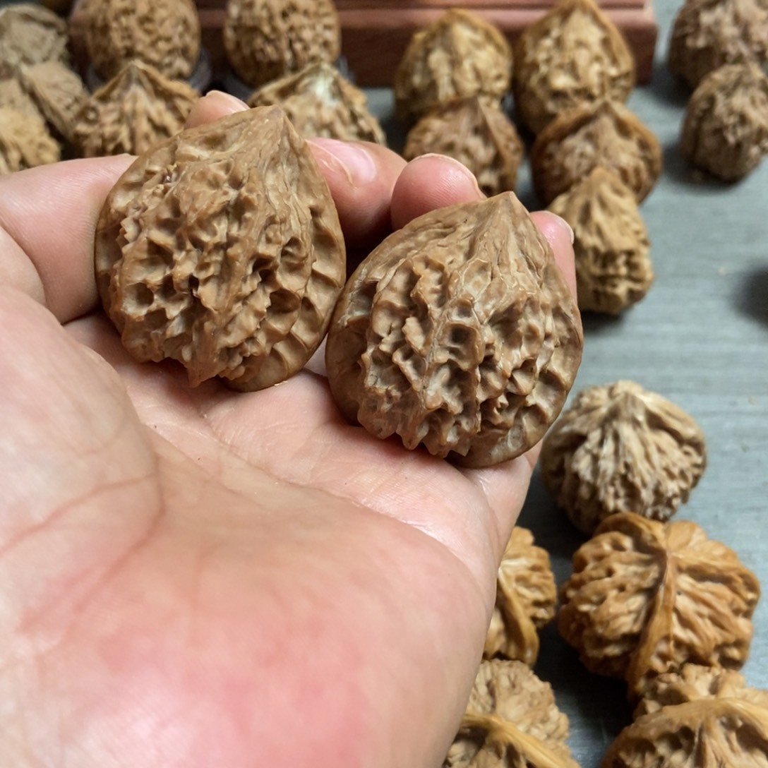 文玩核桃吊坠水晶灯笼37尺微修