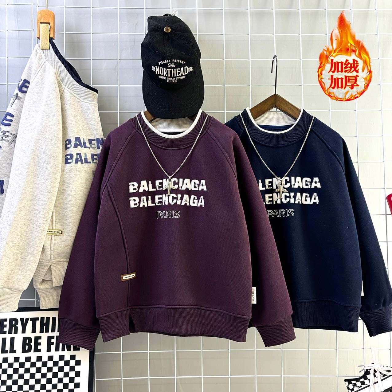 男童加绒卫衣2025新款帅气儿童一体绒冬季男孩韩版上衣