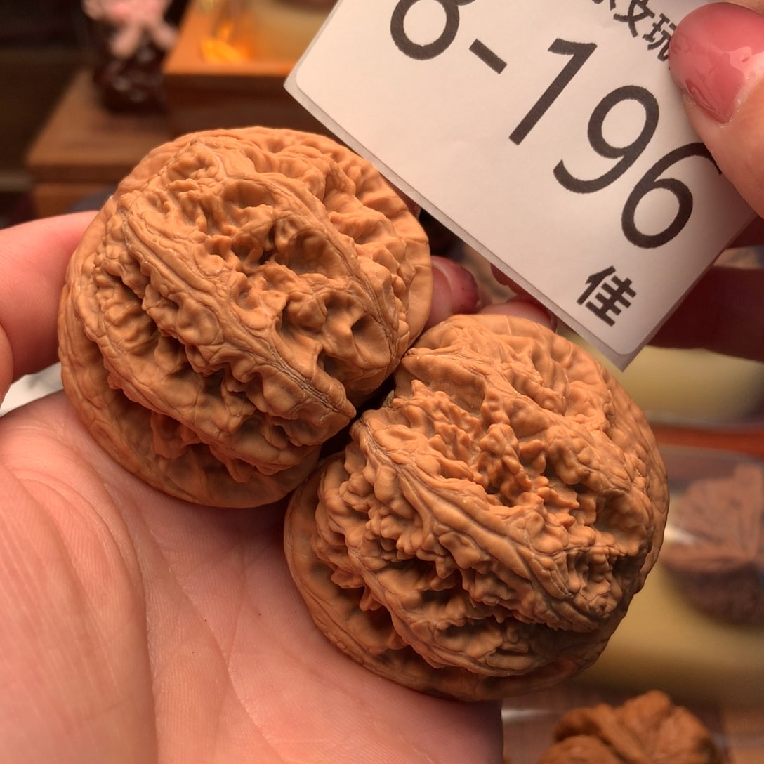 文玩核桃把件洪*H49粗筋