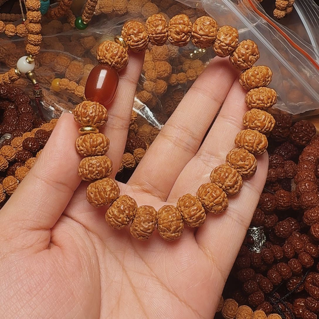 明***)金刚菩提吊坠12mm六瓣单圈