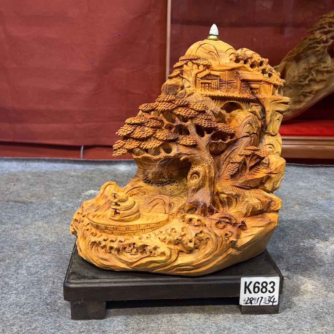 柏木（崖柏）崖柏木雕木雕