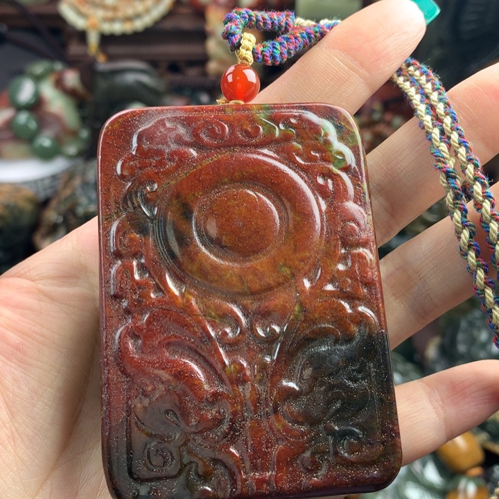 岫岩河磨玉（透闪石质玉）手把未镶嵌