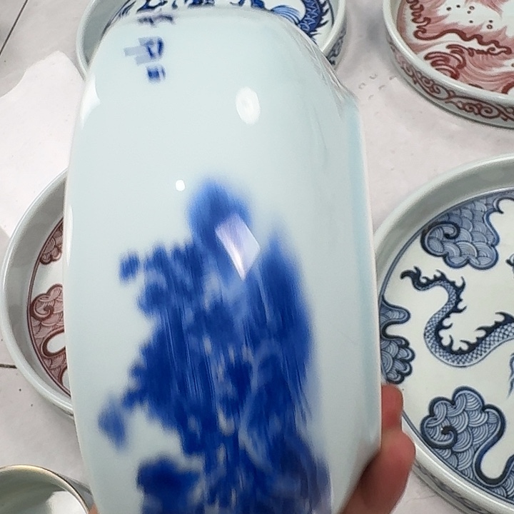 瓷片山清水秀水洗景德镇