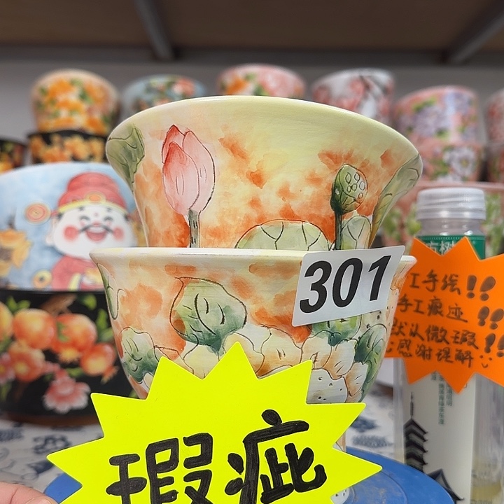 景德镇手绘多肉花盆