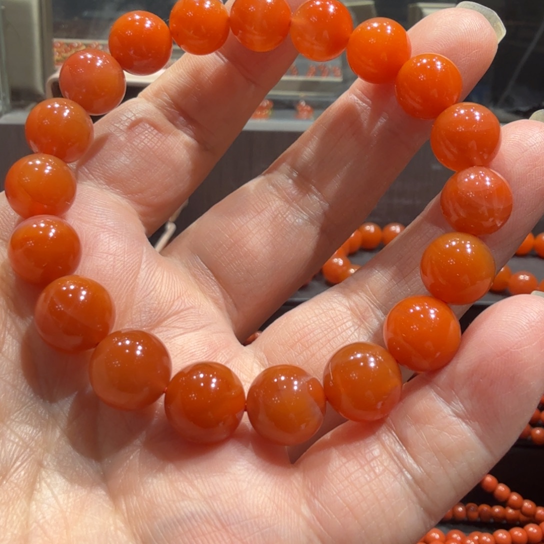 南红玛瑙未镶嵌手串
