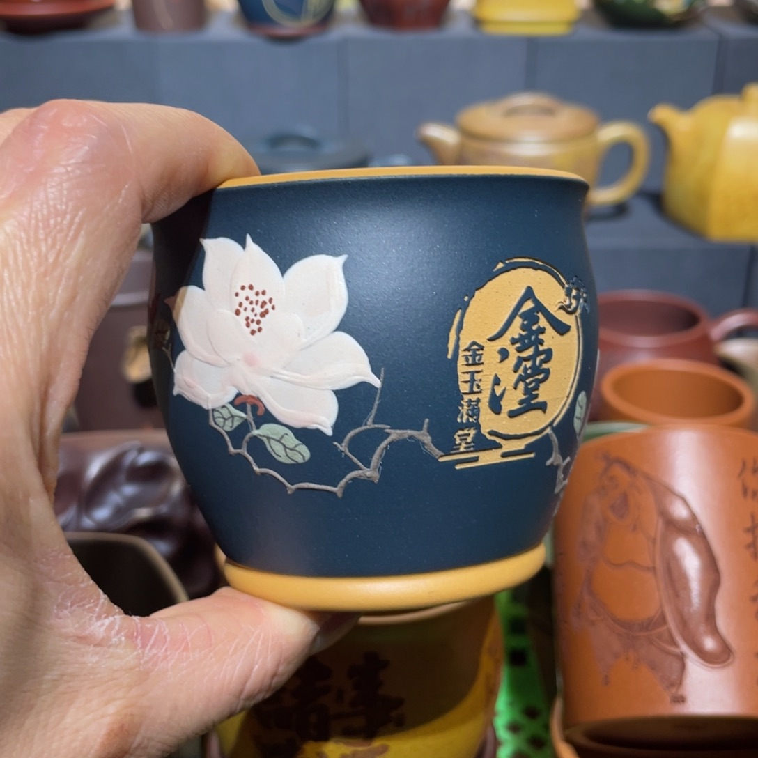 原矿紫砂手工主人杯