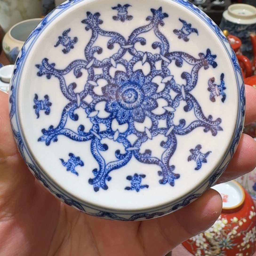 今***寒全手工柴窑青花陶瓷