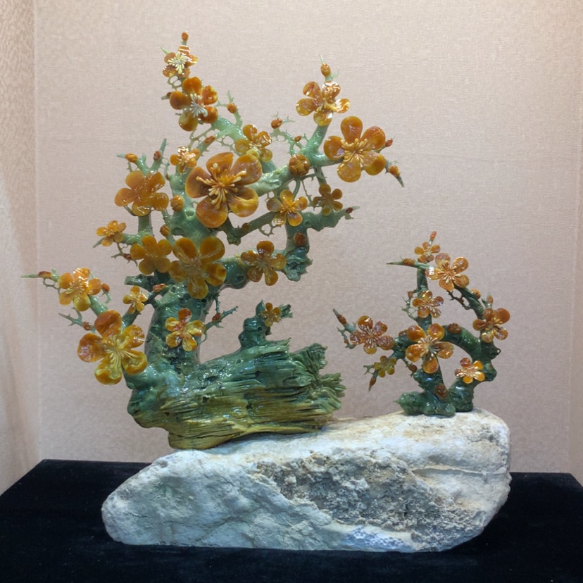 【闪购商品】未镶嵌蛇纹石玉摆件覆膜