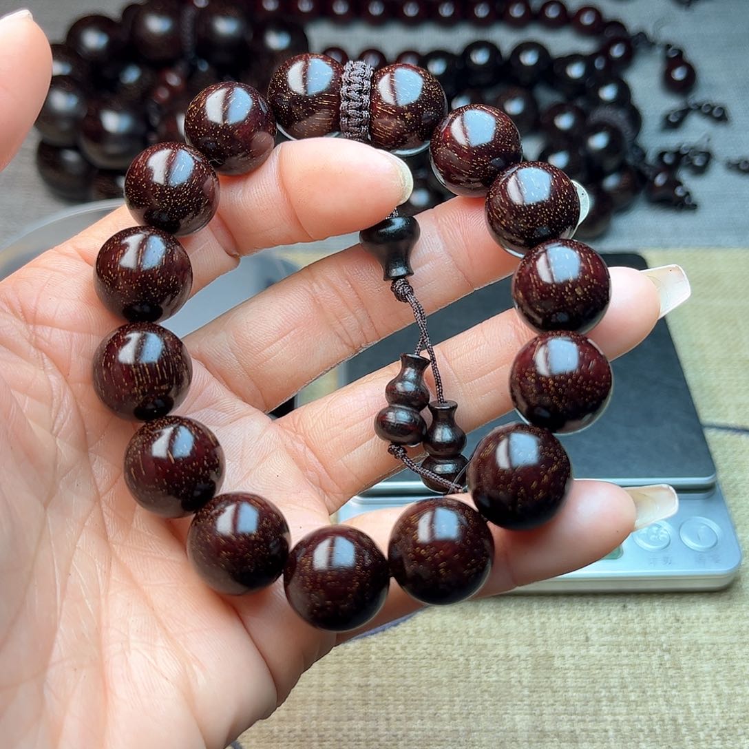 檀香紫檀（小叶紫檀）1.5 15颗 满星