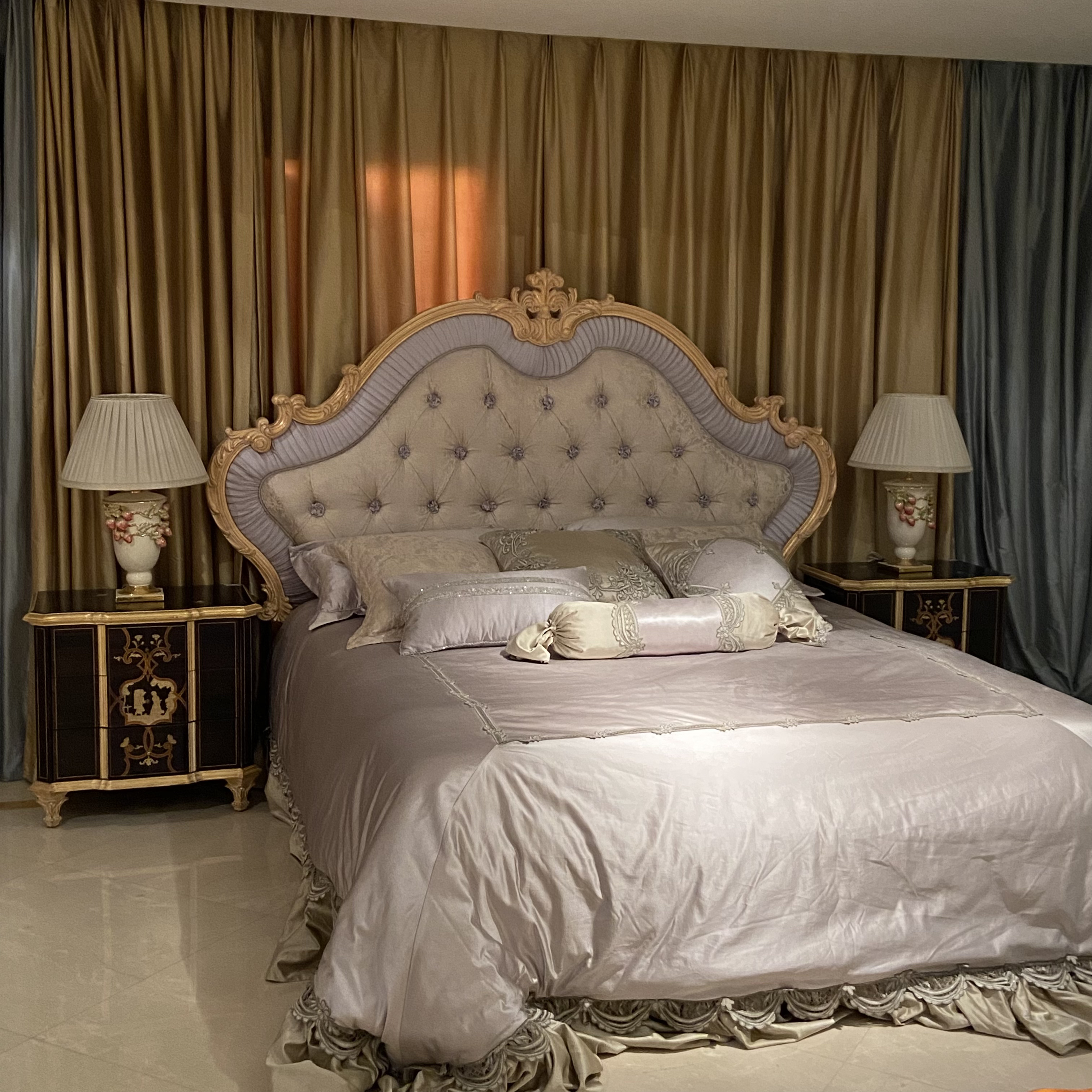 奢华法式欧式复古实木雕刻公主床欧式双人床婚床