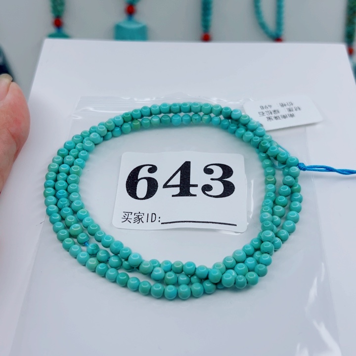 绿松石未镶嵌颈饰