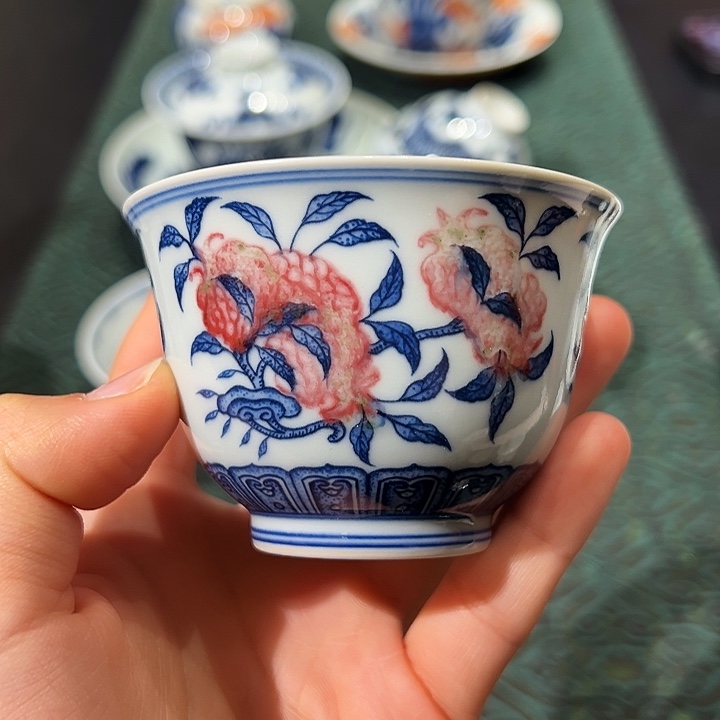 微瑕臻玉古坊原矿孔雀石釉里红