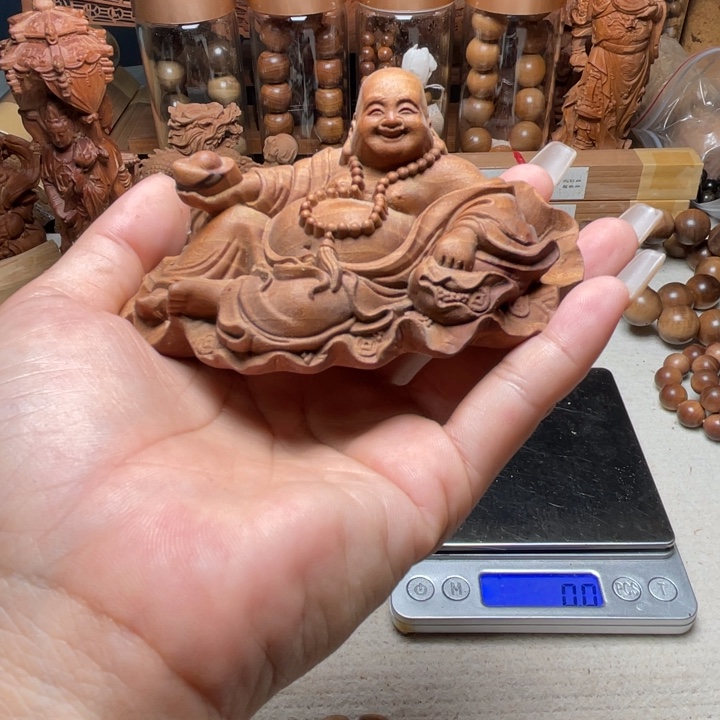 檀香木把件檀香米勒