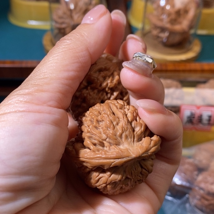 文玩核桃吊坠夕**月全品莲花