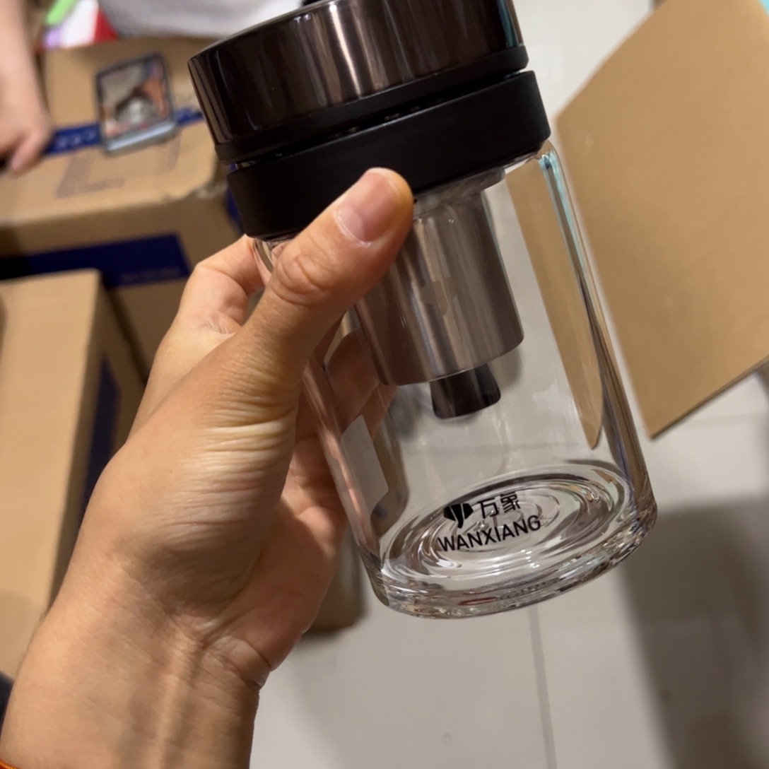 万象U219胡桃色薄层烫手500➕牛奶杯